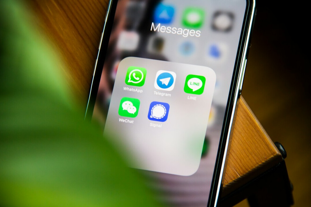 smartphone displaying apps