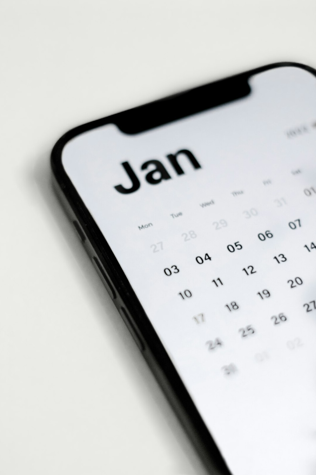 calendar app on tablet